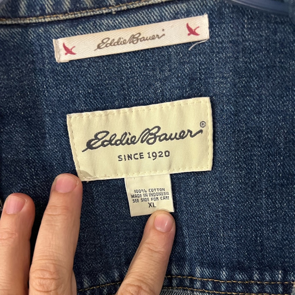 Eddie Bauer Jean jacket size XL - Picture 2 of 3